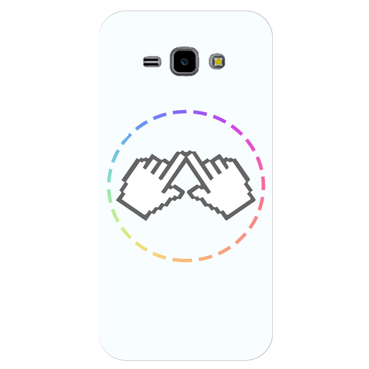 Чехол для Samsung Galaxy J1 Ace/J110H/DS с принтом - Логотип