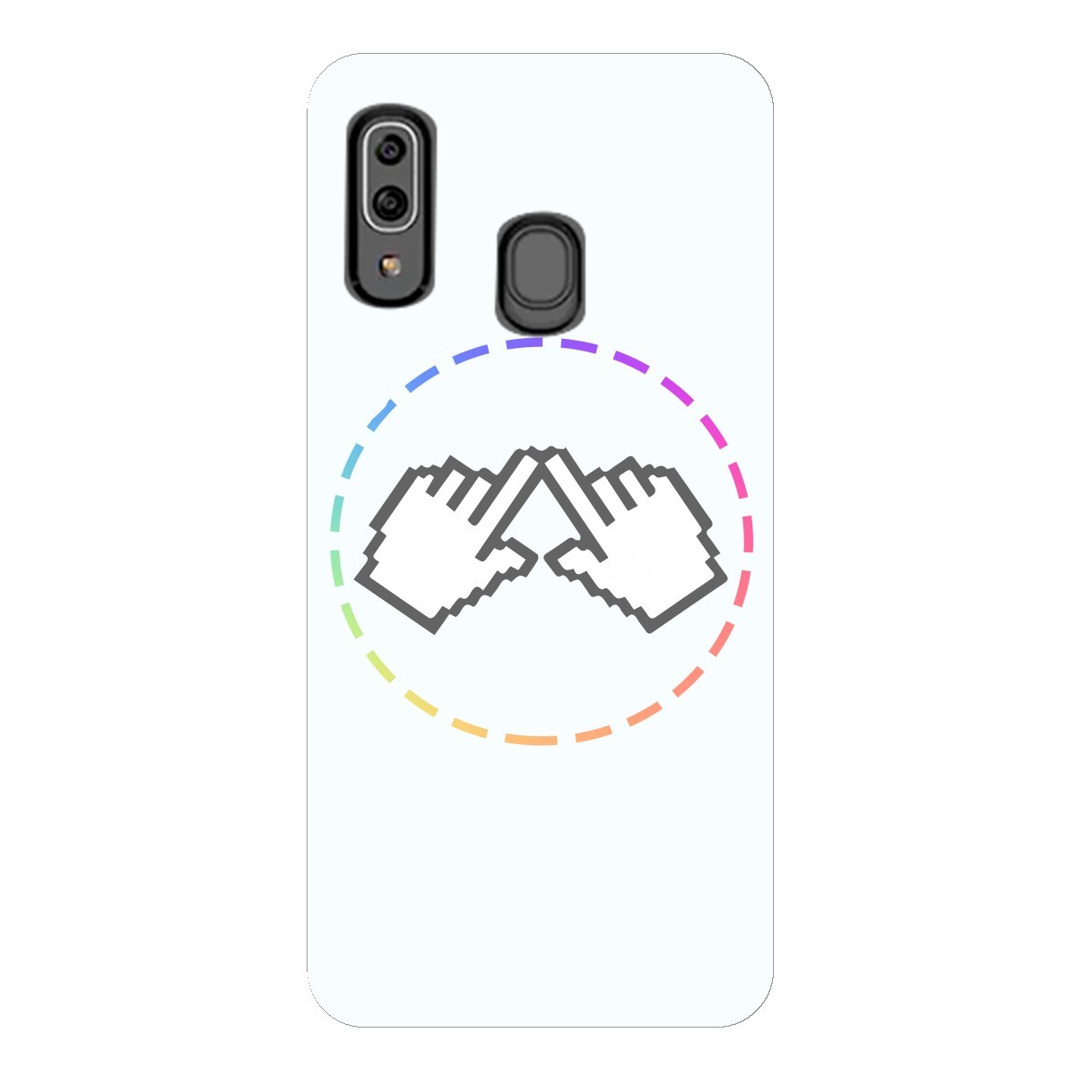 Чехол для Samsung Galaxy A40 с принтом - Логотип