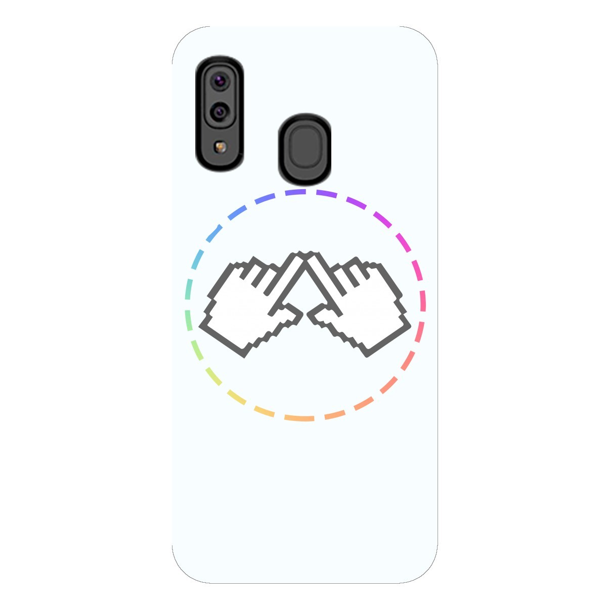 Чехол для Samsung Galaxy M20 с принтом - Логотип