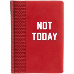 Ежедневник с принтом "Not today"